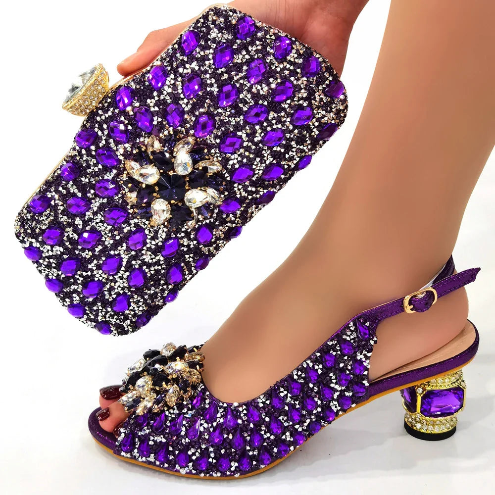 Beautiful Italian Shoes And Bag Sets GHT56