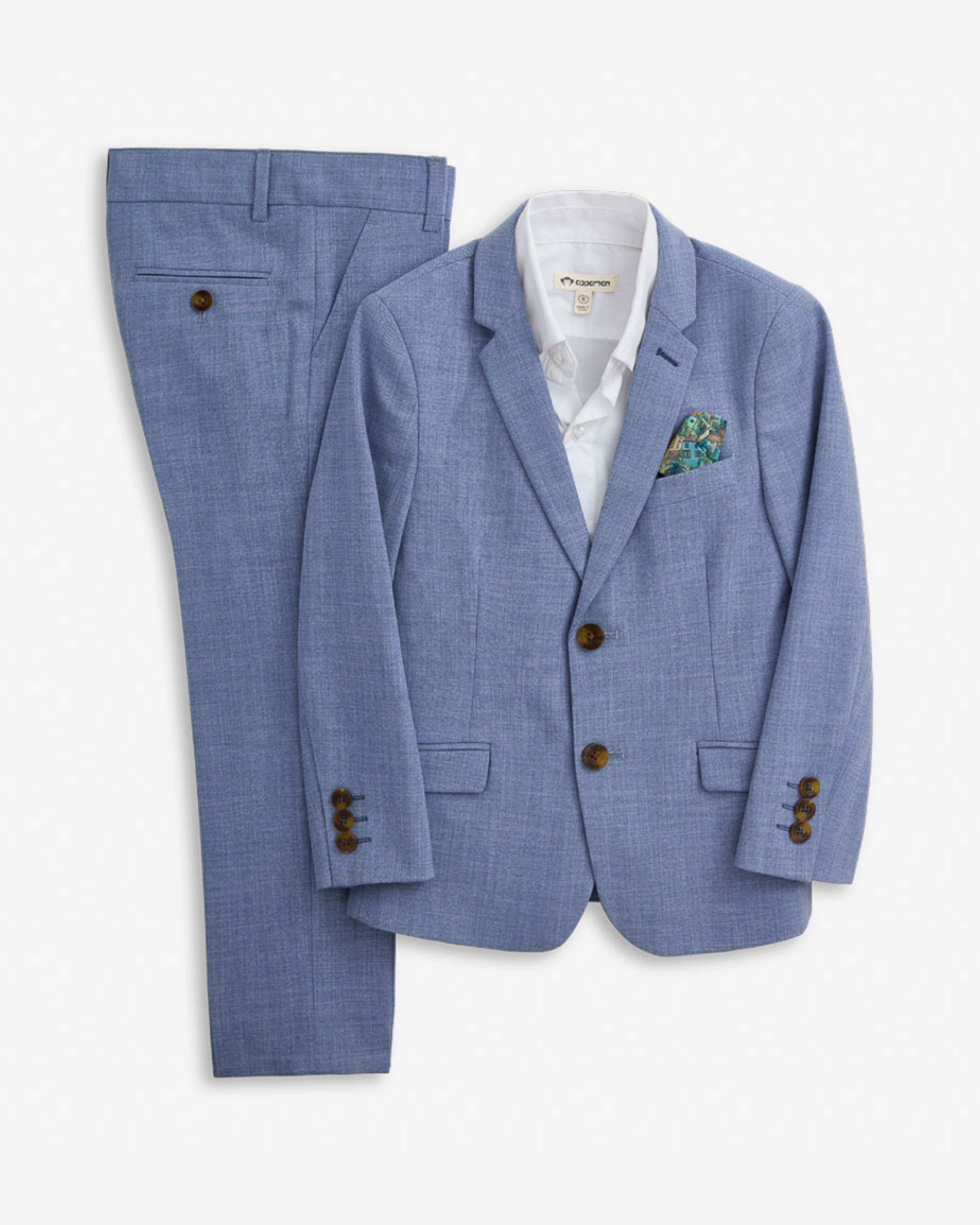 Appaman - 2pc Stretchy Mod Suit, Pacific Blue